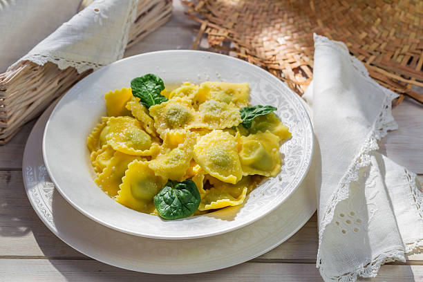 istock Homemade ravioli in the sunny kitchen 475897144