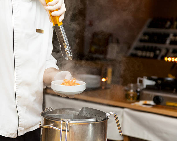 Preparing pasta