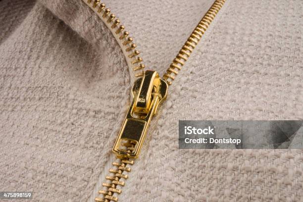 Reißverschlussdetail Stockfoto und mehr Bilder von Abstrakt - Abstrakt, Accessoires, Acid Wash-Stil