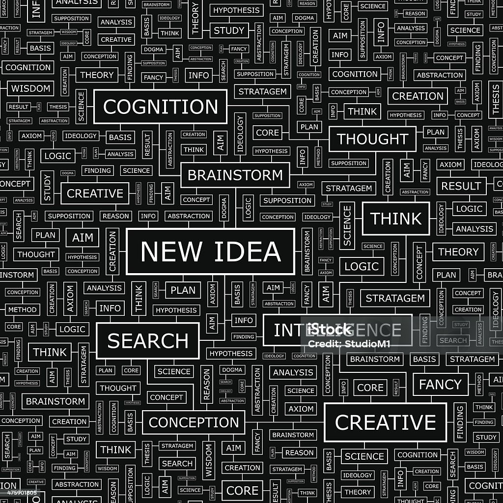 New Idea Stock Illustration - Download Image Now - Art Product ...