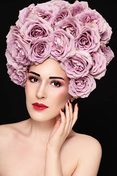 istock Beauty in rose's wig 475904456