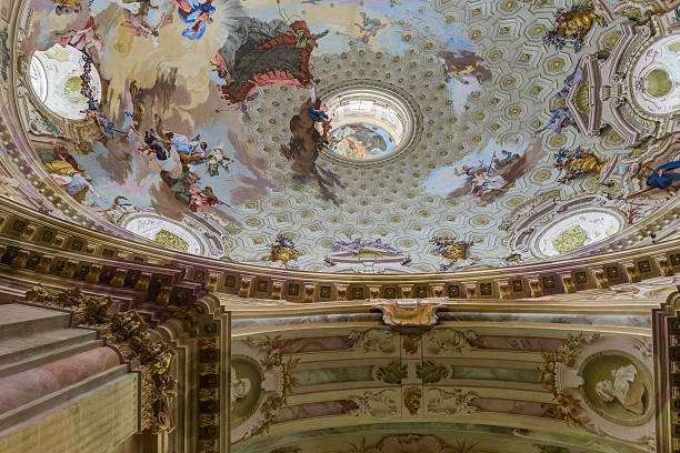 istock Vicoforte shrine (Piedmont, Italy). The dome with frescoes 475905694