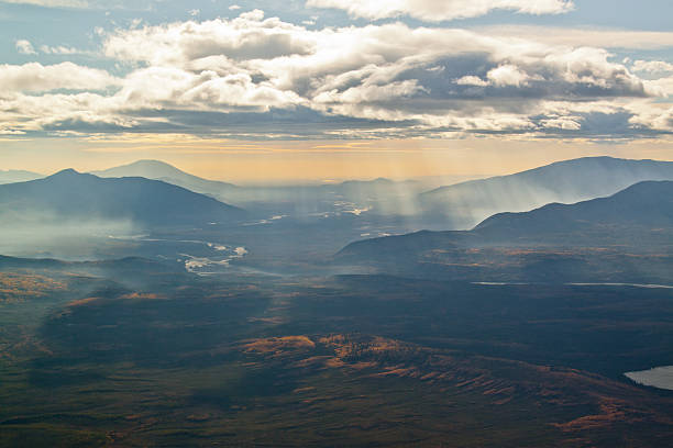 Jackknife Mountain Range and Meandering River