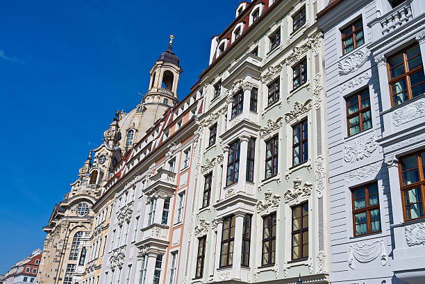 Baroque architecture in Dresden, Germany stock photo