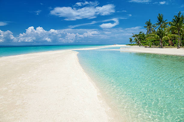 Paradise beach on an island in Philippines Paradise beach on the Bantayan island in Philippines cebu province stock pictures, royalty-free photos & images