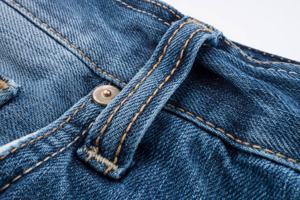 istock Blue jeans detail 475919371