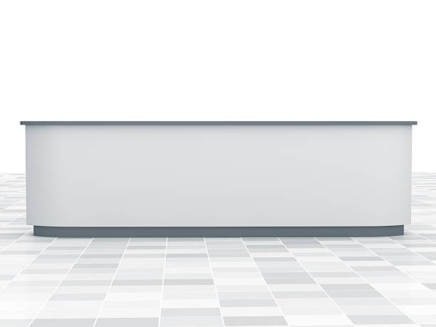 istock white desk or booth on tiled floor 475923956