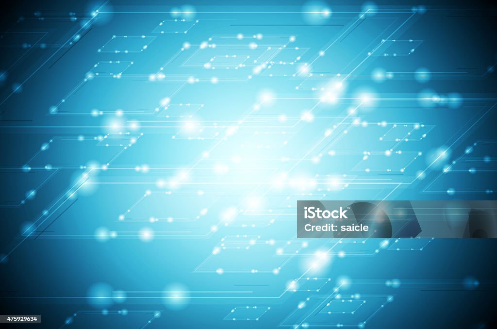 Abstract Shiny Blue Tech Background Stock Illustration - Download Image ...