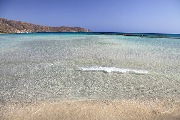 istock Shallow clear sea with pink sand beach 475934537