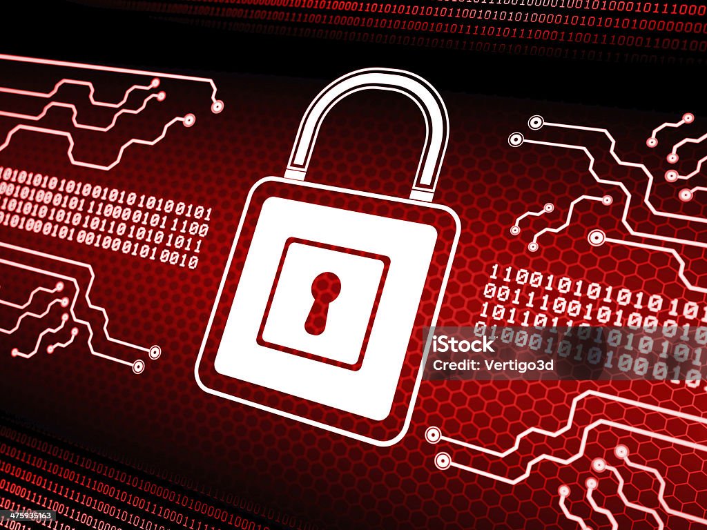 Cyber seguridad de Internet - Foto de stock de Abrir con llave libre de derechos
