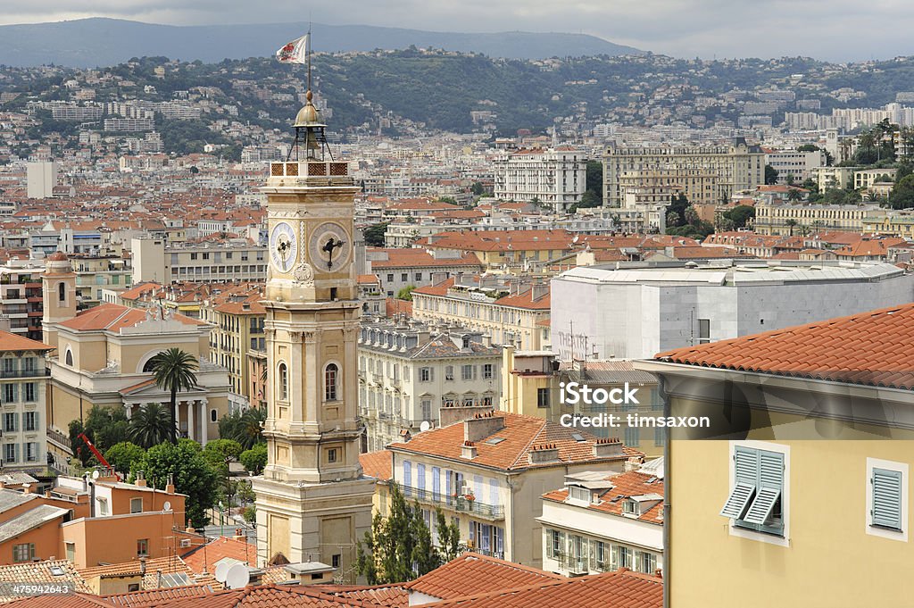 Крыши в Ницце, Франция, - Стоковые фото Без людей роялти-фри