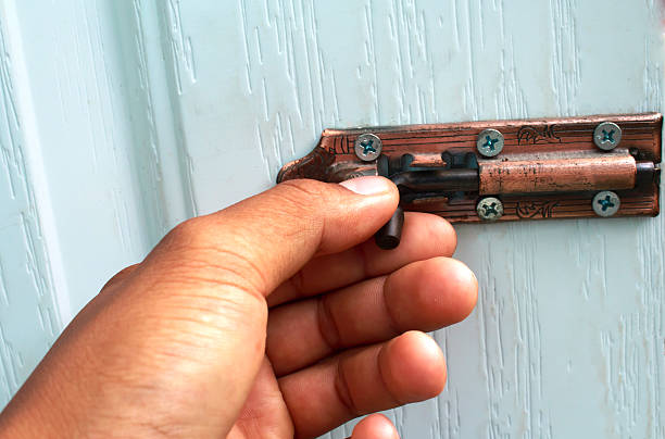 istock Hand opening the door 475950848