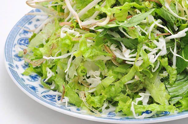 istock Vietnamese dish of herbs 475952056