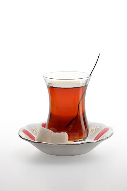 istock Cup of turkish tea isolated on a white background. 475953618