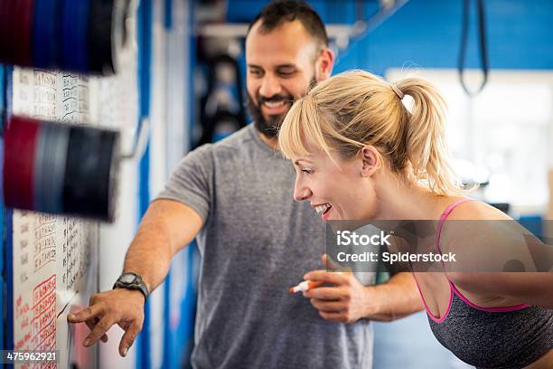 Woman In Gym Gym Stock Photo - Download Image Now - 30-39 Years, Active Lifestyle, Adult