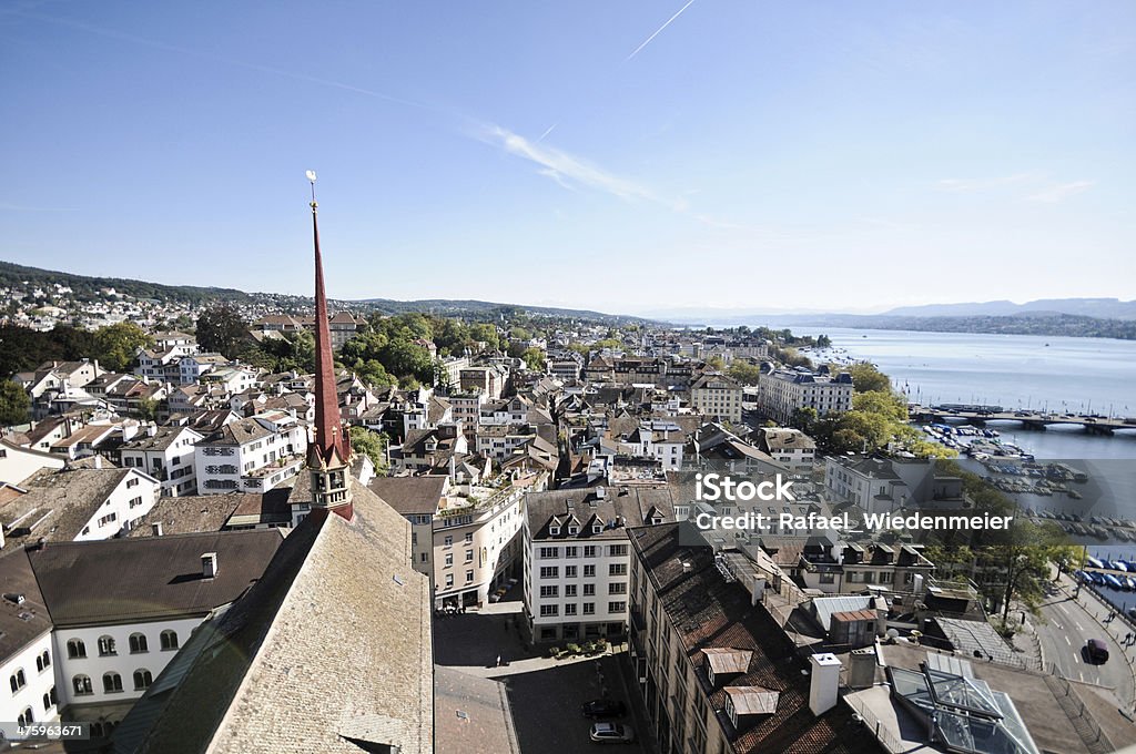 Zurich-синее небо - Стоковые фото Без людей роялти-фри