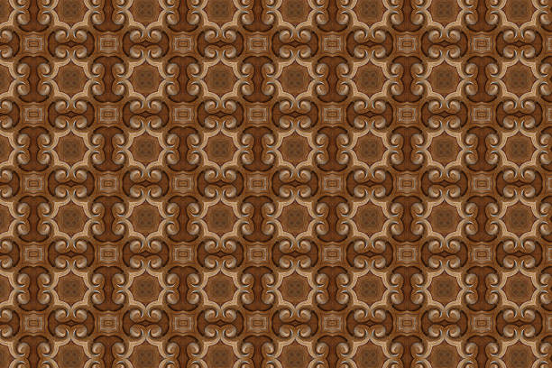 Carved wood wall closeCarved wood wall close