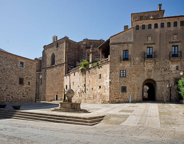 istock St. Nicolas square in Plasencia, Caceres. Spain 475966734