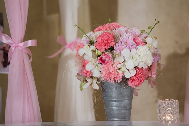 istock zinc vase and Flower 475967031