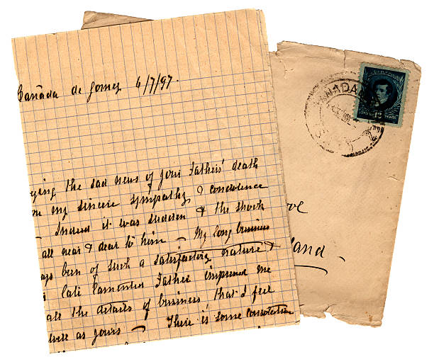 istock Letter of condolence from Canada 1897 475967241