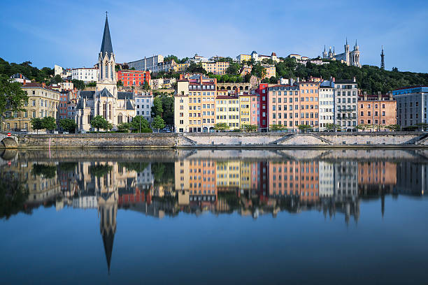 istock Beautiful view of Saone river in Lyon 475967288