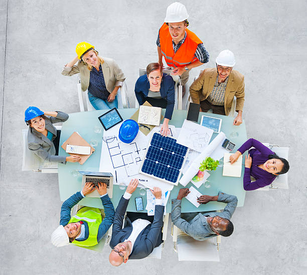 istock Architects and Designers Working in the Office 475975152