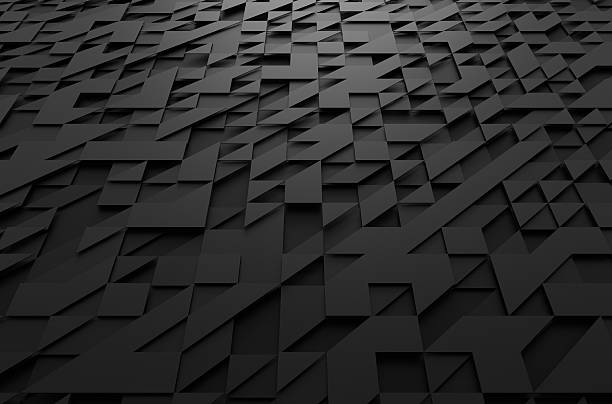 istock Abstract 3d rendering of futuristic surface with triangles 475975696