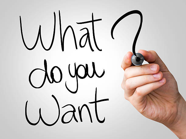 istock What do You Want written on the Wipe board 475976308