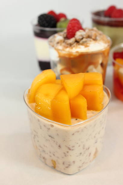 istock Different colorful dessert in small glass. 475976772