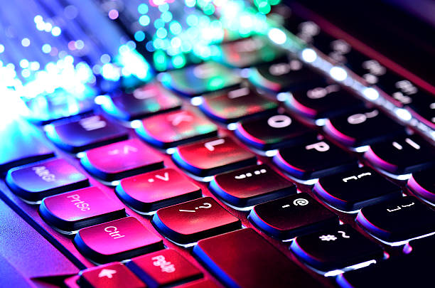 istock Keyboard And Fiber Optics 475979750