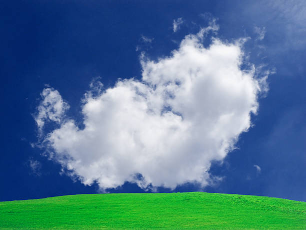 istock The hill against blue sky and clouds 475980095