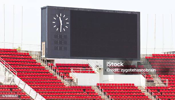 Tablica Wyników W Stadium - zdjęcia stockowe i więcej obrazów Tablica wyników - Tablica wyników, Piłka nożna - Sport drużynowy, Stadion