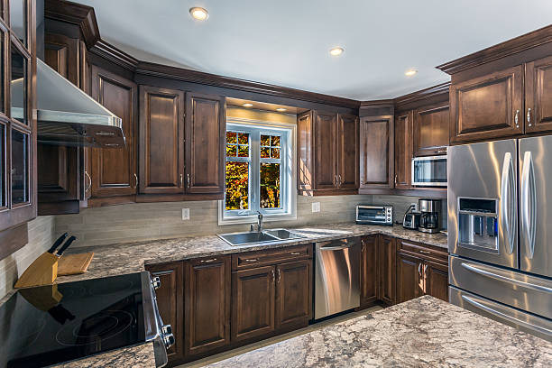 istock Large Kitchen in Luxury Home with Island 475981724