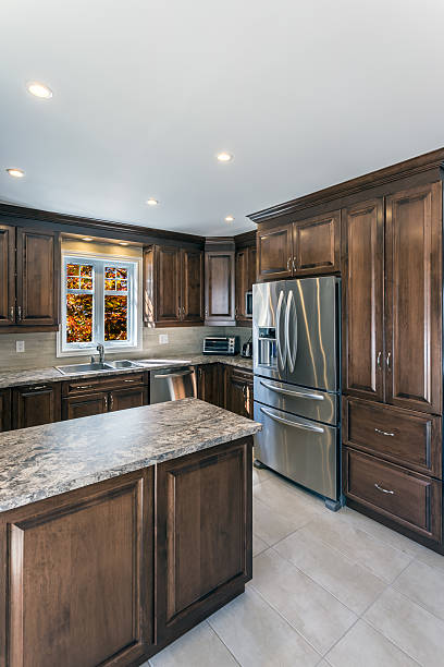 istock Large Kitchen in Luxury Home with Island 475981766