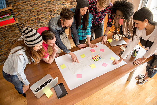 istock Startup company meetup 475982320