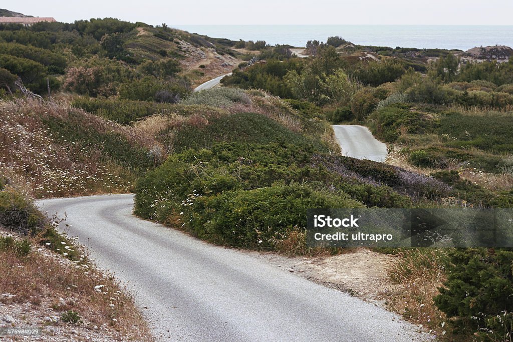 winding road in the mountains. Provence winding road in the mountains of Provence Asphalt Stock Photo