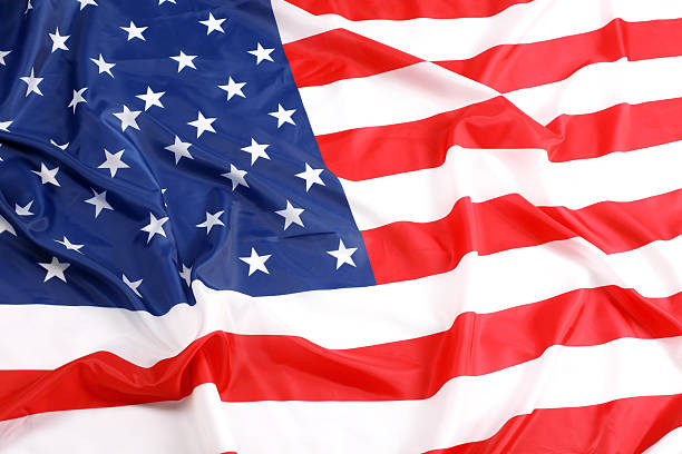 istock close up USA flag 475987759