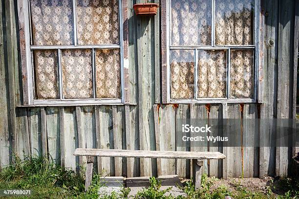 Parete E Panca - Fotografie stock e altre immagini di Ambientazione esterna - Ambientazione esterna, Antico - Condizione, Antico - Vecchio stile