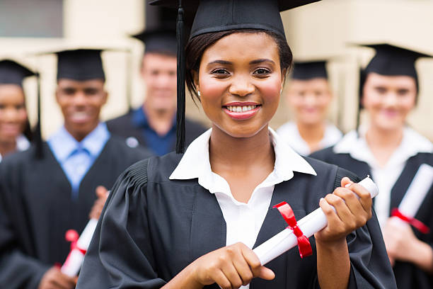 istock confident african american female graduate 475990985