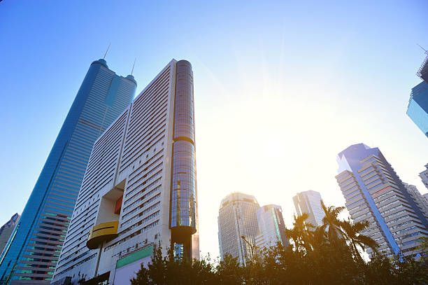 city skylines w shenzhen - diwang mansion zdjęcia i obrazy z banku zdjęć