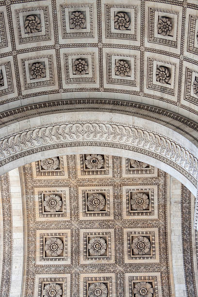 istock Close up details the Arc de Triomphe in Paris 475997501