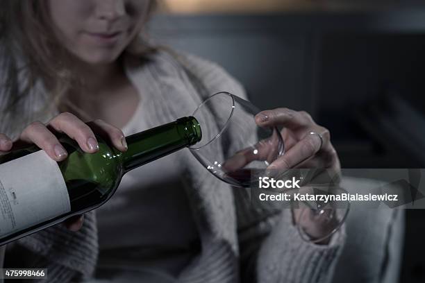 Female Hands Pouring Red Wine Stock Photo - Download Image Now - Alcohol Abuse, Women, Alcohol - Drink