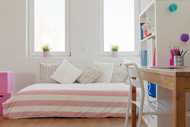 istock Beauty pastel room for schoolchild 475998476