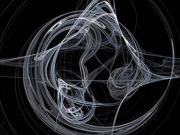 istock Digital Fractal on Black 476004406