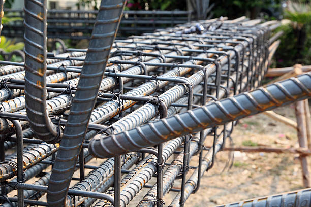 istock Reinforcing steel bars for building armature 476006319