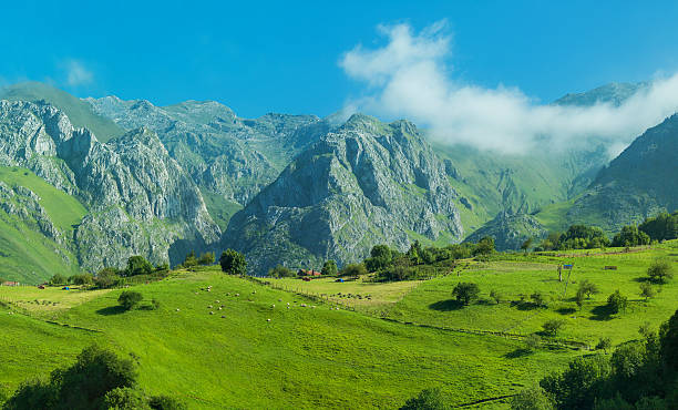 montañas de asturias - asturiana fotografías e imágenes de stock