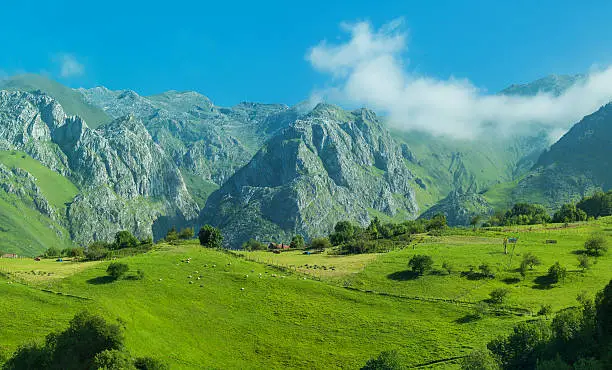 mountains of asturias, spain