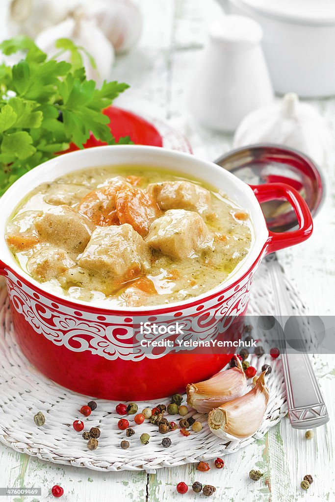 Meat stew Ragout Stock Photo