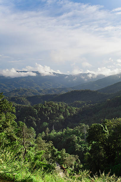 istock North Thailand Landscape. Mountains, clouds and trees. 476009669