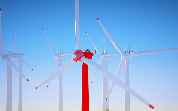 istock Wind Turbine in red race car style 476011683